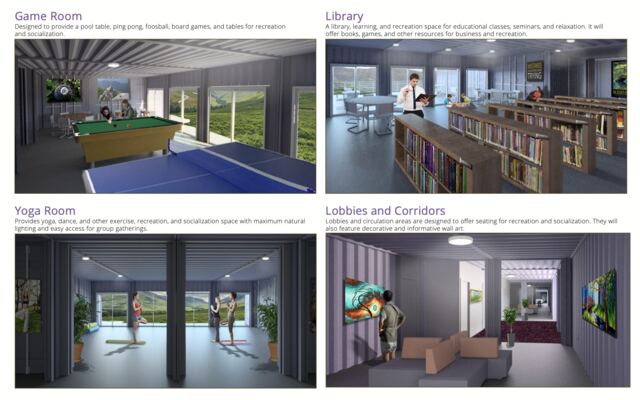 Village 5 community commons rendering